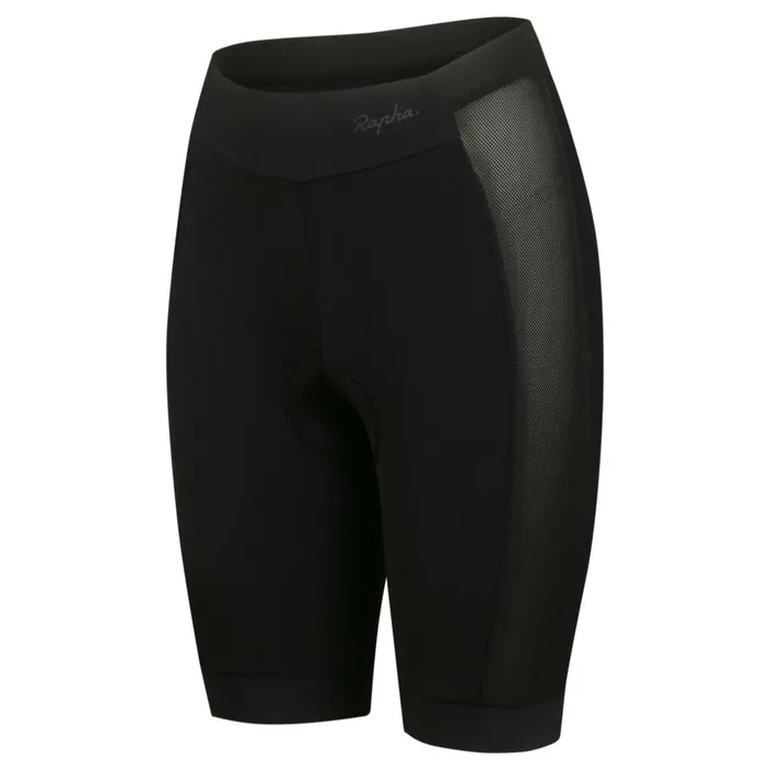 Women MTB Trail Shorts With Liner Black Rapha Bibs Shorts and Tights