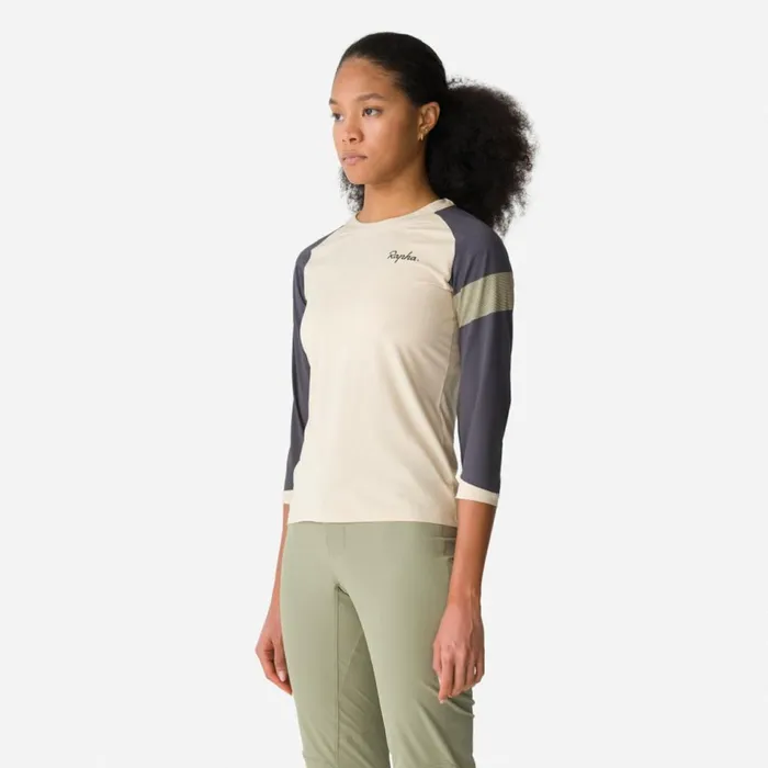 Women MTB Trail Sleeve Cycling Jersey Blackblacklight Greyblackpistachiodark Redolivedark Khakisanddark Grey Rapha Hoodies TShirts and Tops