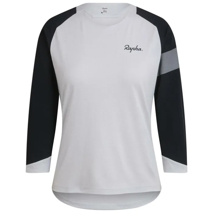 Women MTB Trail Sleeve Cycling Jersey Blackblacklight Greyblackpistachiodark Redolivedark Khakisanddark Grey Rapha Hoodies TShirts and Tops