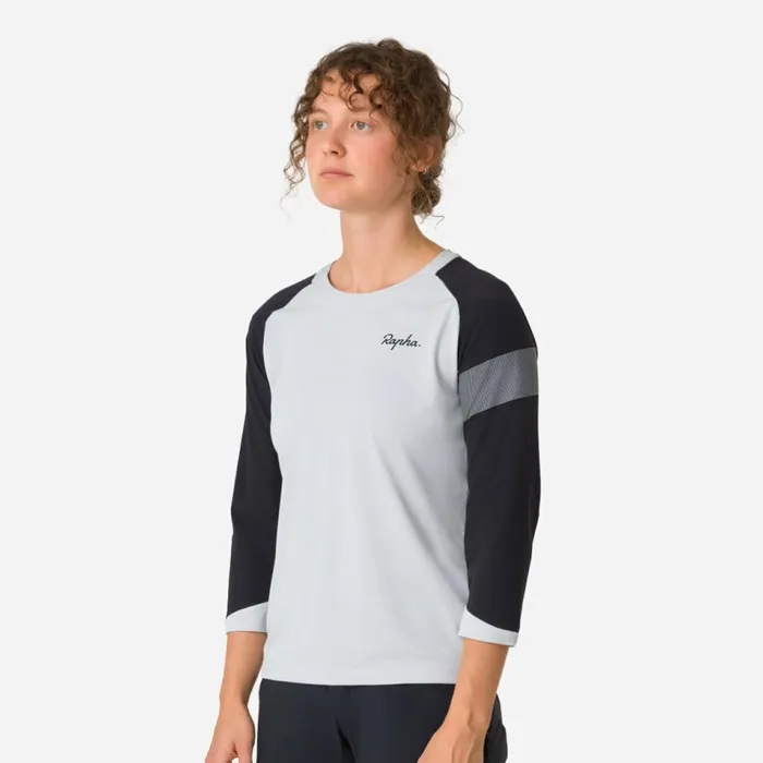Women MTB Trail Sleeve Cycling Jersey Blackblacklight Greyblackpistachiodark Redolivedark Khakisanddark Grey Rapha Hoodies TShirts and Tops