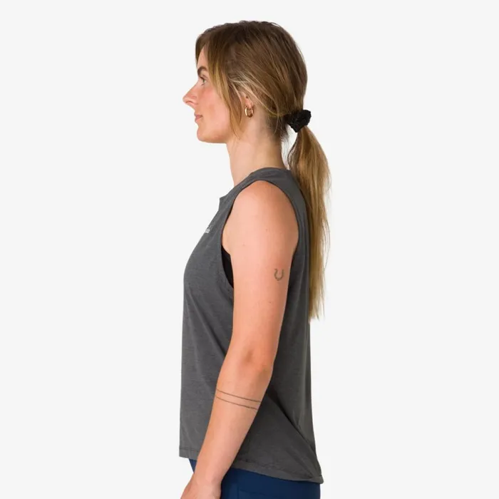 Women MTB Trail Tank Top Blacklight Greypinkblack Rapha Hoodies TShirts and Tops