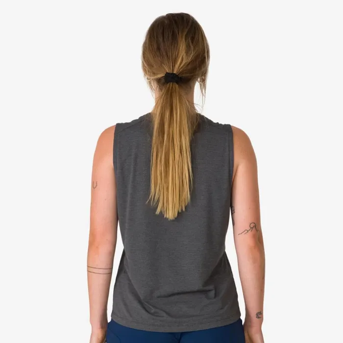 Women MTB Trail Tank Top Blacklight Greypinkblack Rapha Hoodies TShirts and Tops