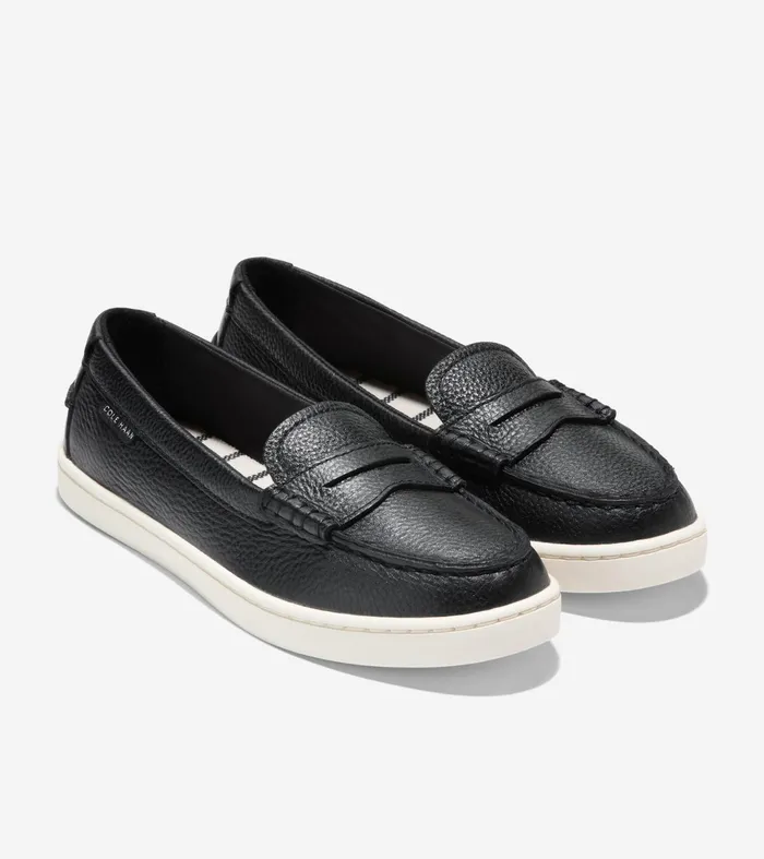 Women Nantucket Penny Loafers Blackwhite Cole Haan Loafers and Drivers