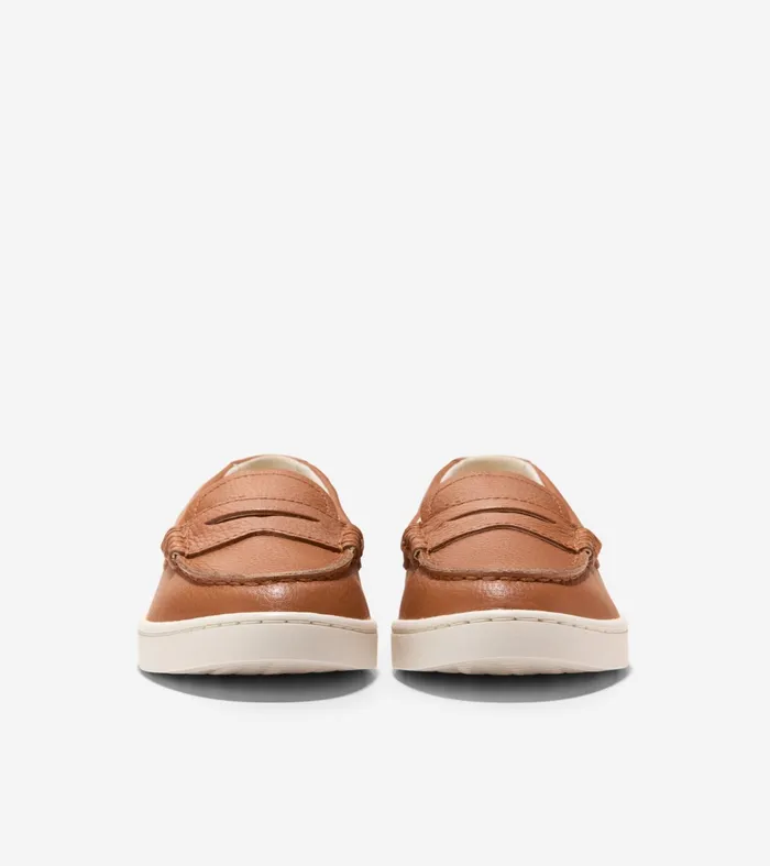 Women Nantucket Penny Loafers Pecan Brownwhite Cole Haan Loafers and Drivers