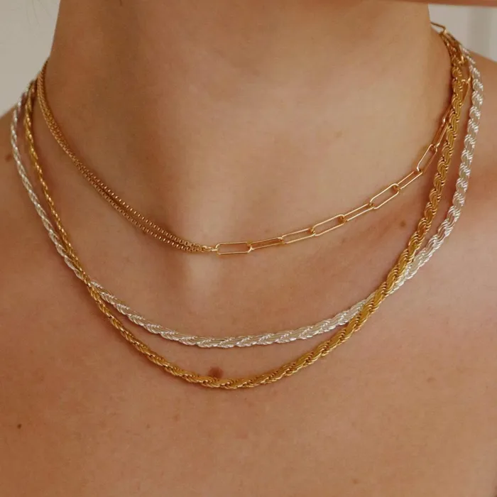 Women Necklace Layering Sets Daisy London Jewellery Duality Intention Necklace Layering Set