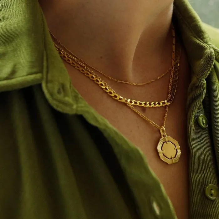 Women Necklace Layering Sets Daisy London Jewellery Elevated Heirloom Necklace Layering Set
