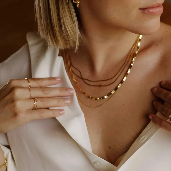 Women Necklace Layering Sets Daisy London Jewellery Parallel Necklace Layering Set