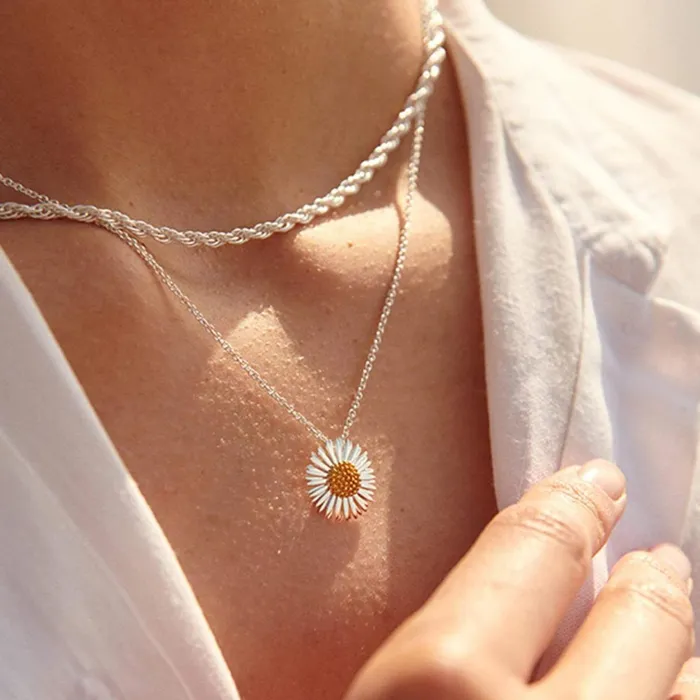 Women Necklace Layering Sets Daisy London Jewellery Simple Sophistication Necklace Layering Set