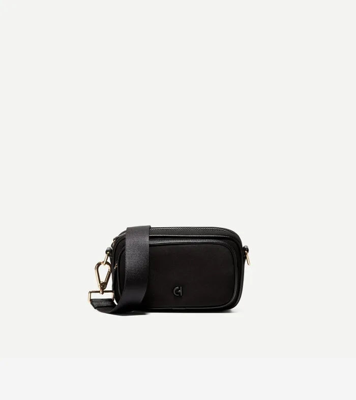 Women Neoprene Transit Bag Black Cole Haan Crossbody Bags