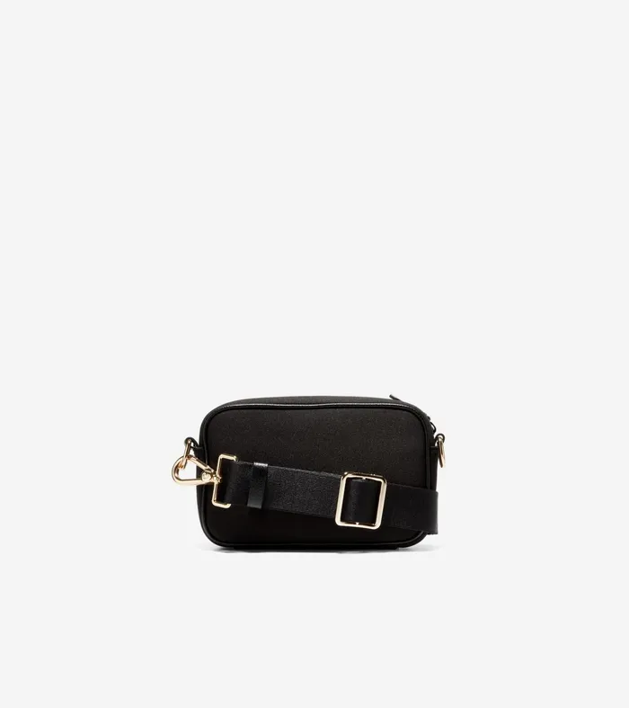 Women Neoprene Transit Bag Black Cole Haan Crossbody Bags