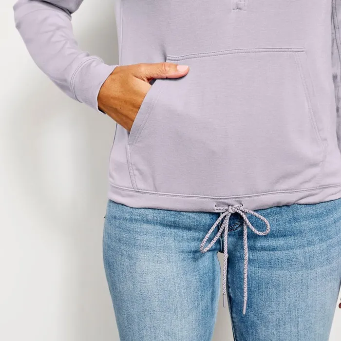 Women Odyssey HalfZip Sweatshirt Purple Fog Orvis Sweatshirts