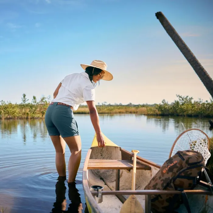 Women OnTheWater Straw Hat Natural Orvis Hats