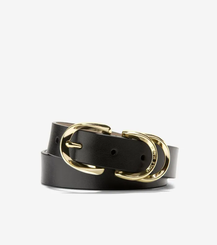 Women Organic Harness Belt Black Cole Haan Belts
