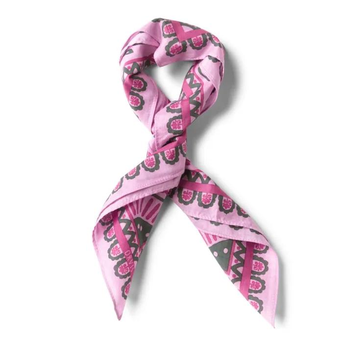 Women Orvis Statement Bandana Punch Fish Block Orvis Scarves and Neckwear