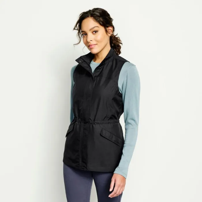 Women PackAndGo Vest Black Orvis Jackets