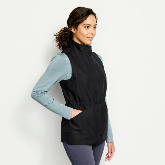 Women PackAndGo Vest Black Orvis Jackets