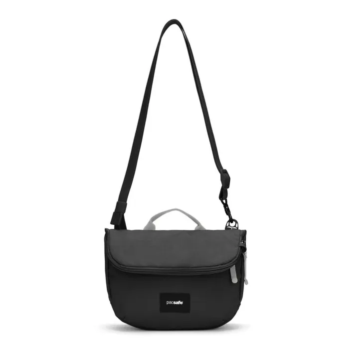 Women Pacsafereg Go Saddle Crossbody Bag Jet Black Orvis Packs and Bags