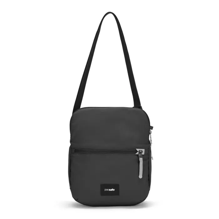 Women Pacsafereg Go Saddle Crossbody Bag Jet Black Orvis Packs and Bags