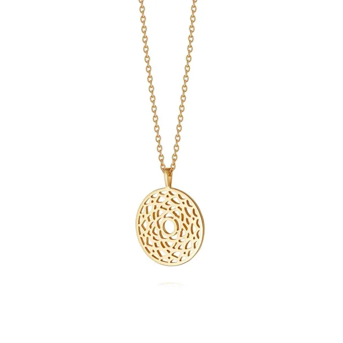 Women Pendant Necklaces Daisy London Jewellery Crown Chakra Necklace 18Ct Gold Plate Women Pendant Necklaces Daisy London Jewellery Crown Chakra Necklace 18Ct Gold Plate