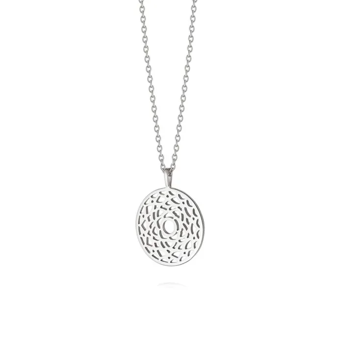 Women Pendant Necklaces Daisy London Jewellery Crown Chakra Necklace Silver
