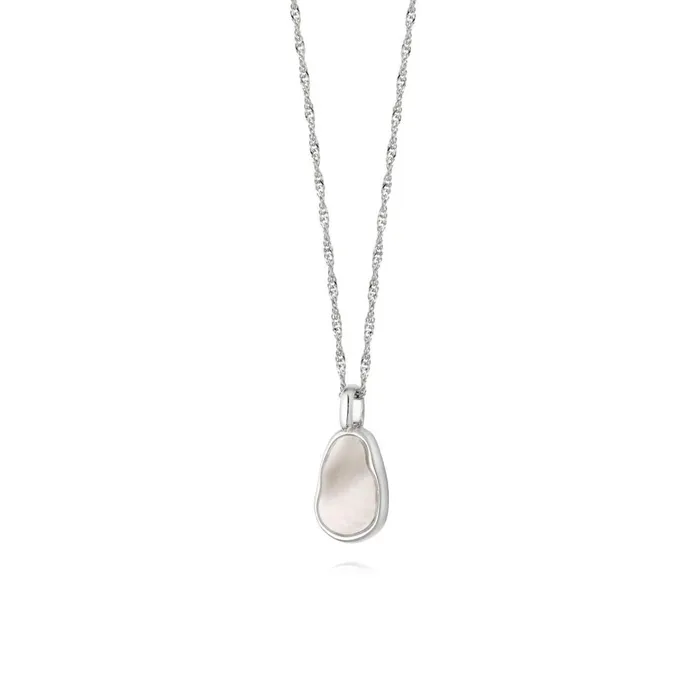 Women Pendant Necklaces Daisy London Jewellery Isla Mother Of Pearl Necklace Sterling Silver Women Pendant Necklaces Daisy London Jewellery Isla Mother Of Pearl Necklace Sterling Silver