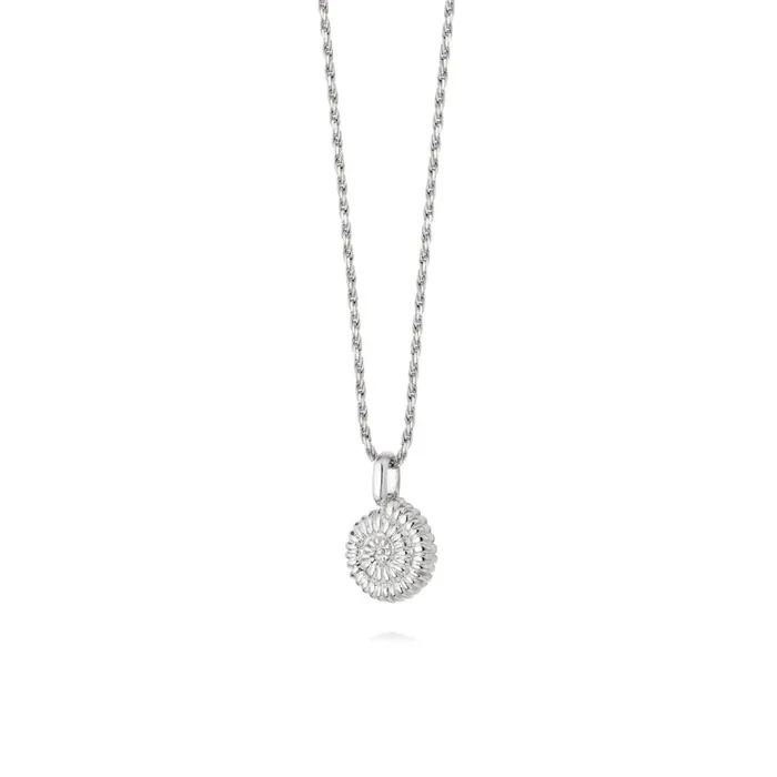 Women Pendant Necklaces Daisy London Jewellery Isla Sundial Shell Necklace Sterling Silver Women Pendant Necklaces Daisy London Jewellery Isla Sundial Shell Necklace Sterling Silver