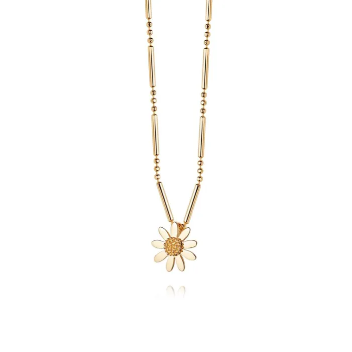 Women Pendant Necklaces Daisy London Jewellery Marguerite Daisy Necklace 18ct Gold Plate Women Pendant Necklaces Daisy London Jewellery Marguerite Daisy Necklace 18ct Gold Plate