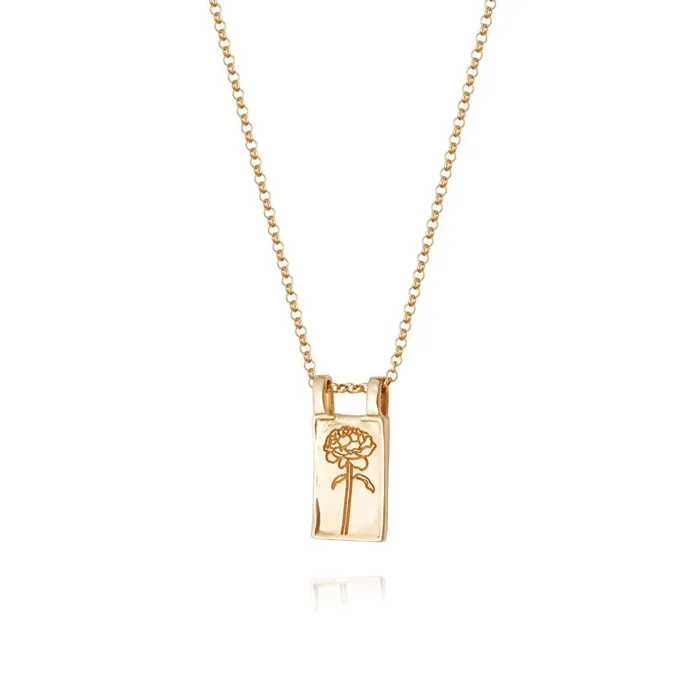 Women Pendant Necklaces Daisy London Jewellery Rose Flower Necklace 18Ct Gold Plate Women Pendant Necklaces Daisy London Jewellery Rose Flower Necklace 18Ct Gold Plate