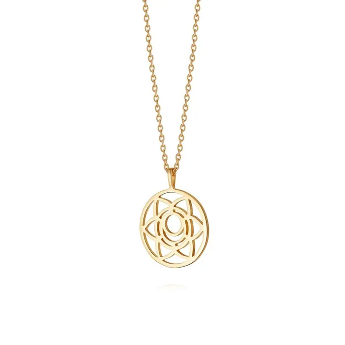 Women Pendant Necklaces Daisy London Jewellery Sacral Chakra Necklace 18Ct Gold Plate Women Pendant Necklaces Daisy London Jewellery Sacral Chakra Necklace 18Ct Gold Plate