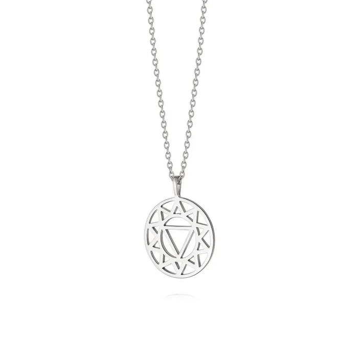 Women Pendant Necklaces Daisy London Jewellery Solar Plexus Chakra Necklace Silver Women Pendant Necklaces Daisy London Jewellery Solar Plexus Chakra Necklace Silver