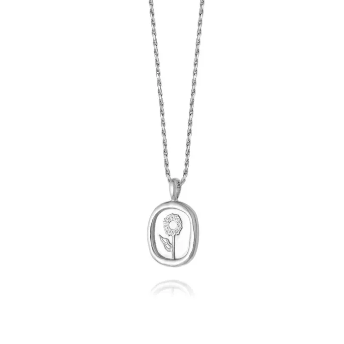 Women Pendant Necklaces Daisy London Jewellery Sunflower Necklace Sterling Silver Women Pendant Necklaces Daisy London Jewellery Sunflower Necklace Sterling Silver