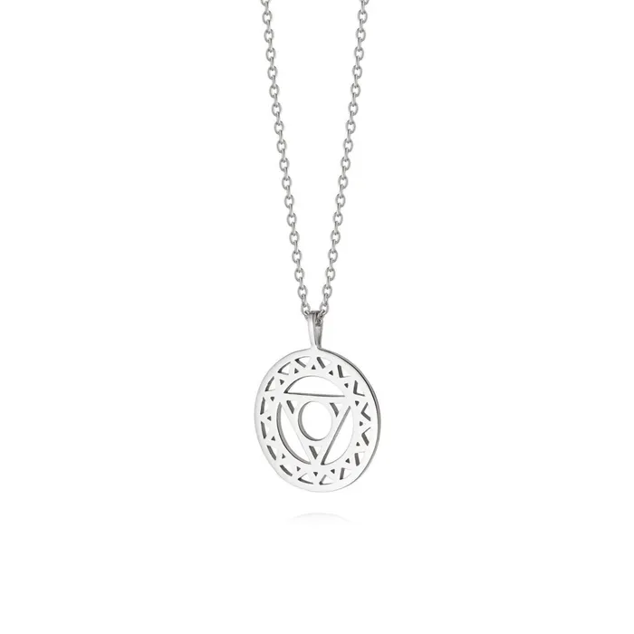 Women Pendant Necklaces Daisy London Jewellery Throat Chakra Necklace Silver