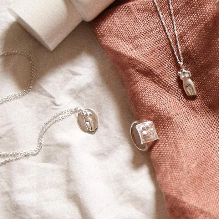 Women Pendant Necklaces Daisy London Jewellery Vita Necklace Sterling Silver