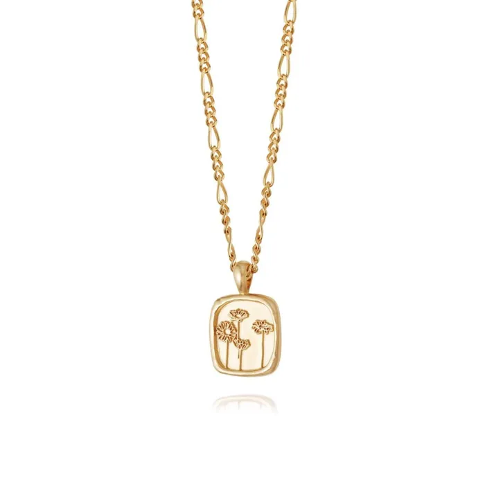 Women Pendant Necklaces Daisy London Jewellery Wild Daisies Flower Necklace 18Ct Gold Plate Women Pendant Necklaces Daisy London Jewellery Wild Daisies Flower Necklace 18Ct Gold Plate