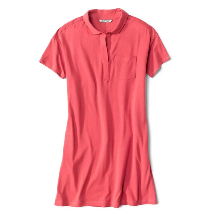 Women Perfect Polo Dress Faded Red Orvis Skirts and Dresses