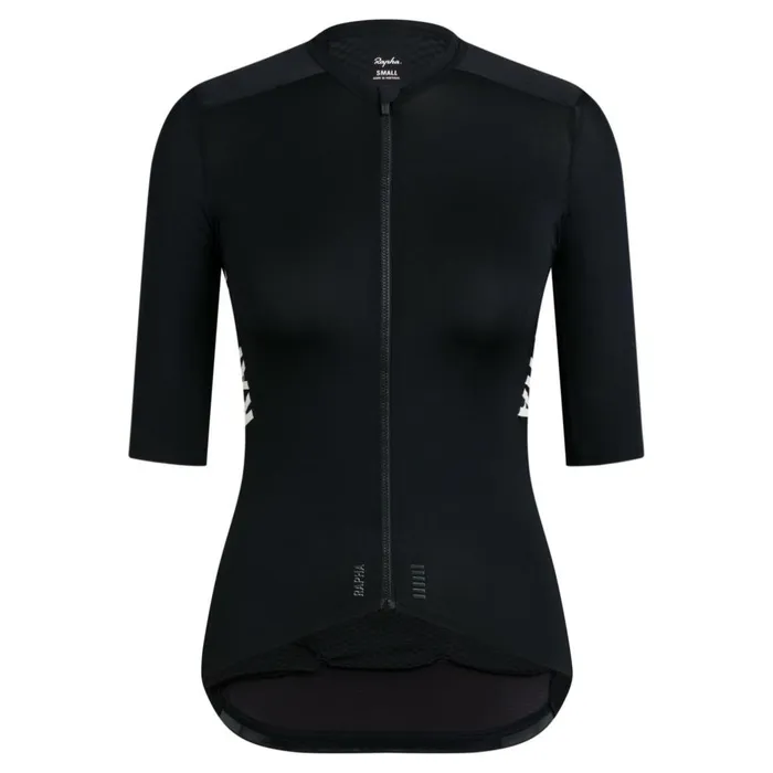 Women Pro Team Aero Cycling Jersey Blackwhite Rapha Jerseys