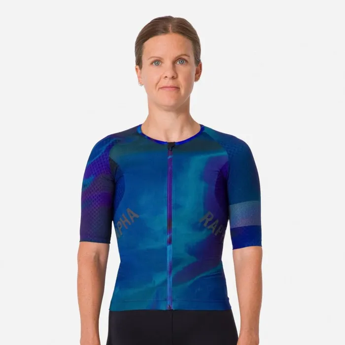 Women Pro Team Aero Jersey 8211 Oil Slick Multicolour 8211 Oil Slick Rapha Jerseys