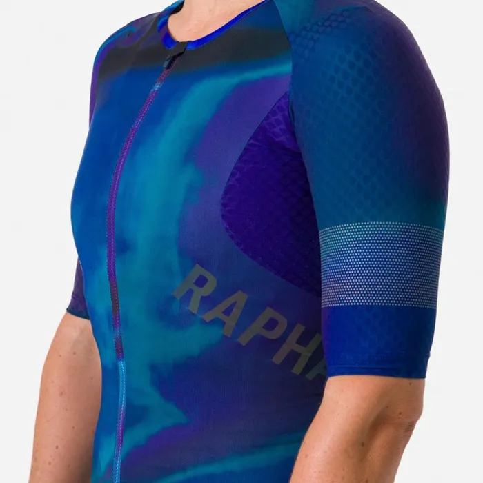Women Pro Team Aero Jersey 8211 Oil Slick Multicolour 8211 Oil Slick Rapha Jerseys