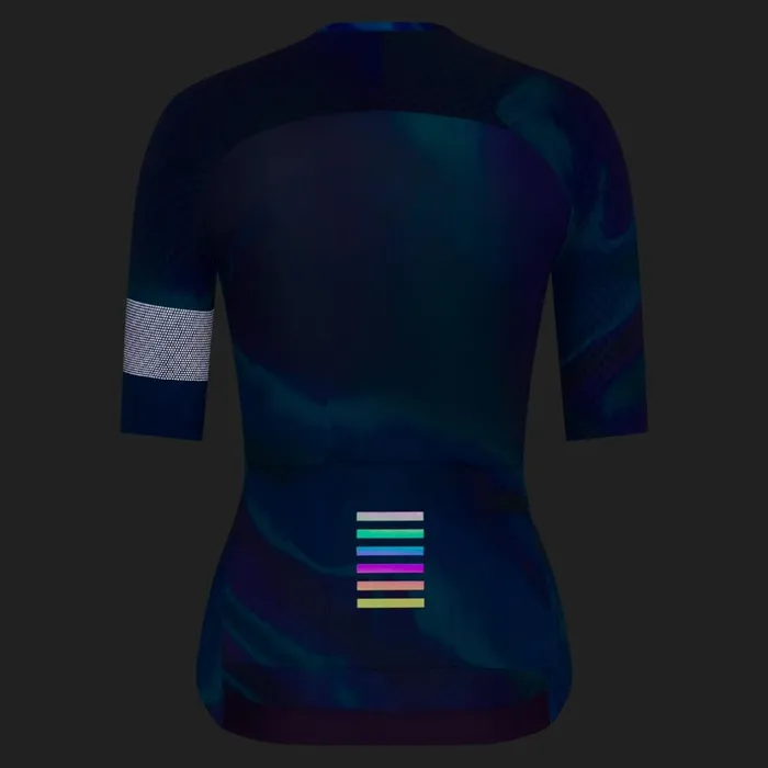 Women Pro Team Aero Jersey 8211 Oil Slick Multicolour 8211 Oil Slick Rapha Jerseys