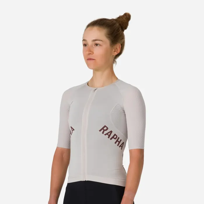 Women Pro Team Aero Jersey Whiteblackgreypetrol Bluejewelled Bluesilver Gray Rum Raisin Rapha Jerseys