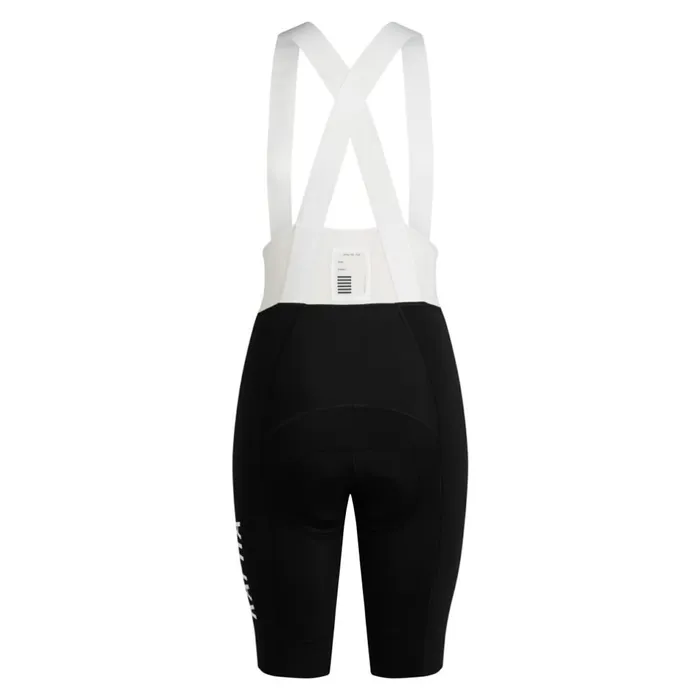 Women Pro Team Bib Shorts III 8211 Long Blackwhitegreen Whitedark Navy White Rapha Bibs Shorts and Tights