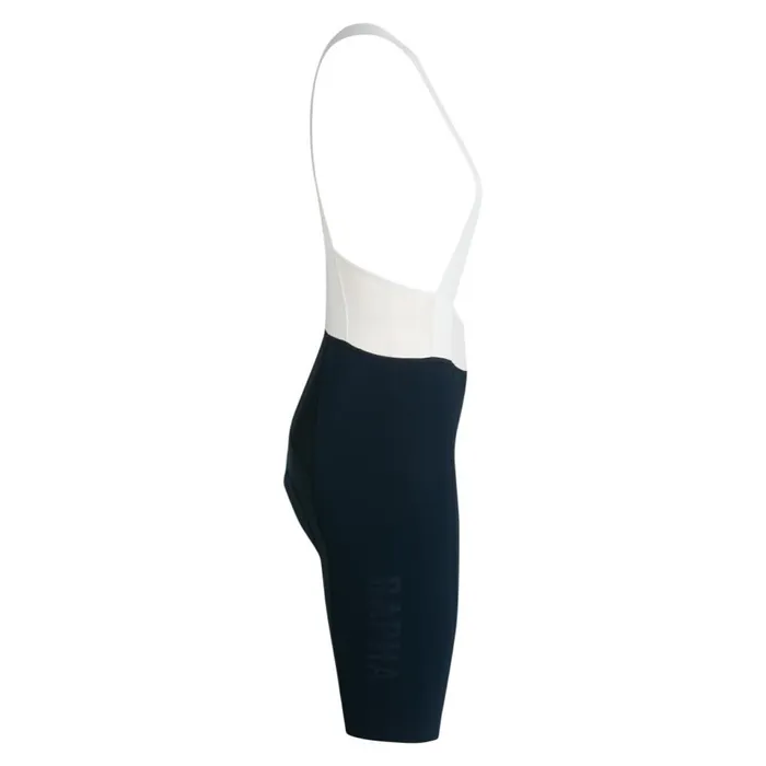 Women Pro Team Bib Shorts III 8211 Long Blackwhitegreen Whitedark Navy White Rapha Bibs Shorts and Tights