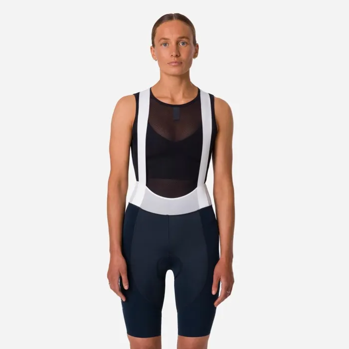 Women Pro Team Bib Shorts III 8211 Long Blackwhitegreen Whitedark Navy White Rapha Bibs Shorts and Tights