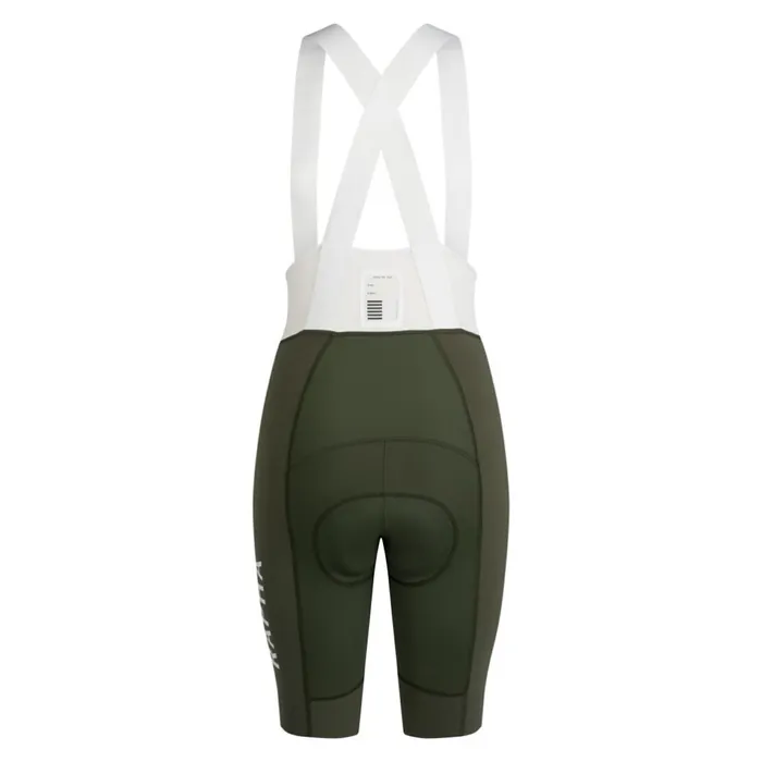 Women Pro Team Bib Shorts III 8211 Long Blackwhitegreen Whitedark Navy White Rapha Bibs Shorts and Tights