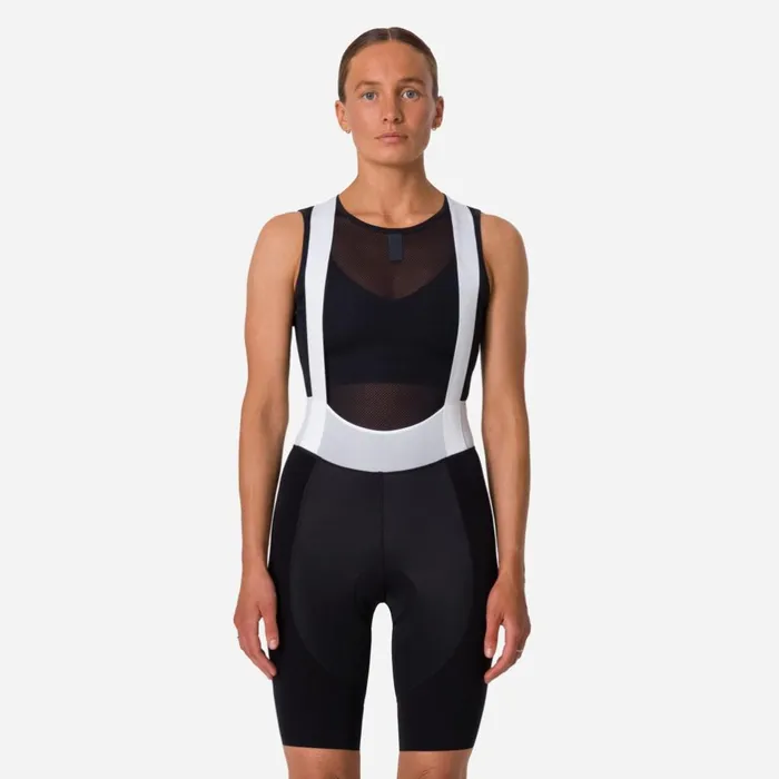 Women Pro Team Bib Shorts III 8211 Long Blackwhitegreen Whitedark Navy White Rapha Bibs Shorts and Tights