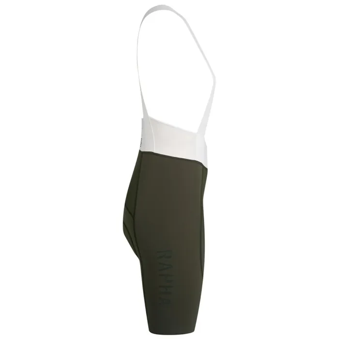 Women Pro Team Bib Shorts III 8211 Regular Green Whiteblackwhitedark Navy White Rapha Bibs Shorts and Tights