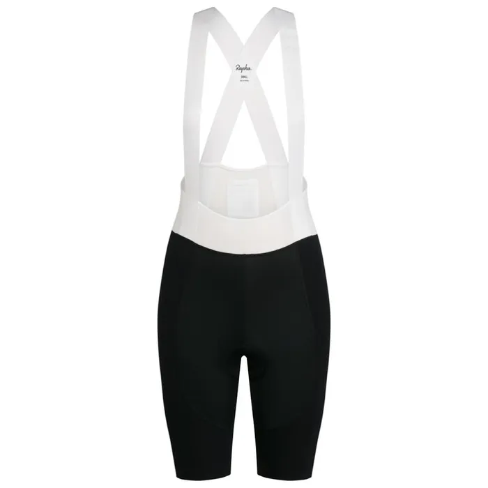 Women Pro Team Bib Shorts III 8211 Regular Green Whiteblackwhitedark Navy White Rapha Bibs Shorts and Tights
