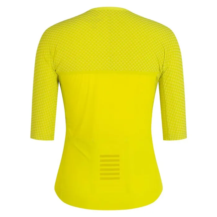 Women Pro Team Crit Jersey Chartreusegecko Yellowpeachorangedark Navydark Grey Rapha Jerseys
