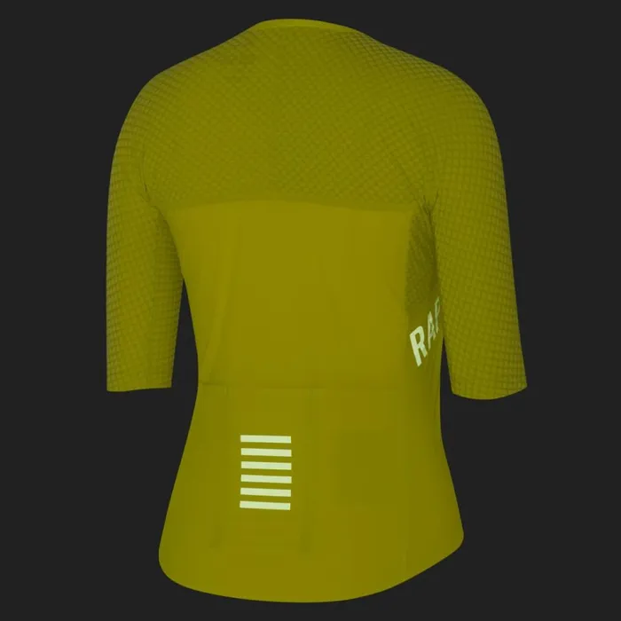Women Pro Team Crit Jersey Chartreusegecko Yellowpeachorangedark Navydark Grey Rapha Jerseys