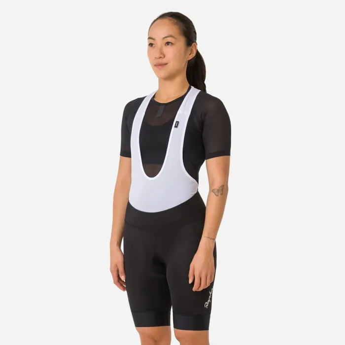Women Pro Team Detachable Bib Shorts Racing Cycling Riding Blackwhitedark Greenpale Green Rapha Bibs Shorts and Tights